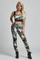 Mobile Preview: Gym Provocateur Leggings Brave Military Green
